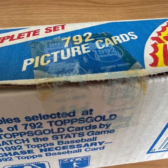 1992 TOPPS FACTORY SEALED OFFICIAL COMPLETE SET - 792 MLB BASEBALL CARDS - Picture 6 of 10